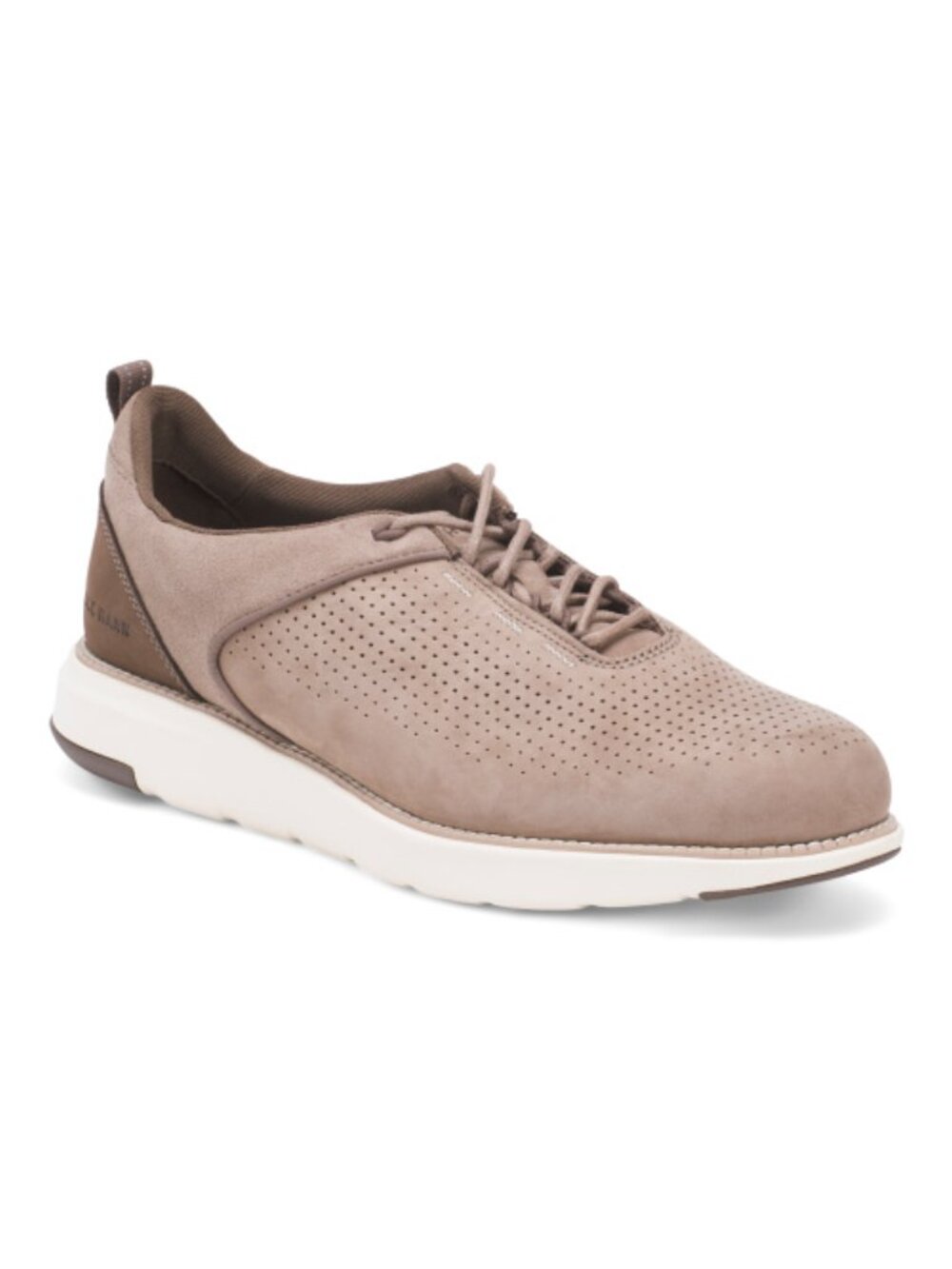 COLE HAAN Men's Grand Atlantic Textured Lace Up Suede Casual Sneakers, Size 10